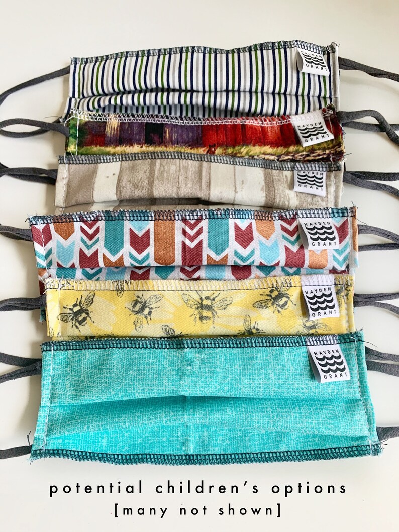 Fabric Face Mask Adult / Child Washable Fall Face Mask 100 Etsy