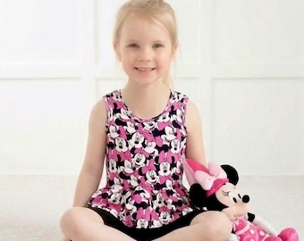 Girls Minnie Mouse Tank, Kids Baby Disney Tank, Disney Vacation Tee for Kids, Disney Trip T-shirt, Girls Disney Shirt, Minnie Tank Top
