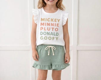 Disney Character Tee, Disney t-shirt, Disney Vacation Tee kids & baby Disney Outfit, Girls Disney Outfit, Kids Mouse t-shirt, Minnie Mouse