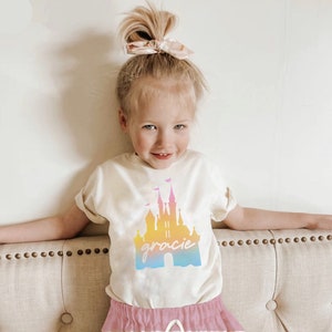 Disney Castle T-shirt, Disney World Tee, Disney Vacation Kids Set, Disney kids Outfit,Disney Trip Tee, Mouse t-shirt, WDW Disney Castle Tee