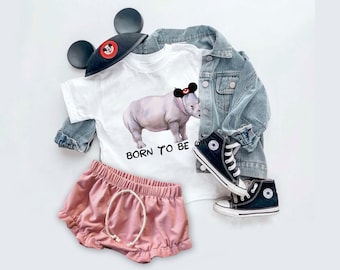 Kids Animal Kingdom Shirt Set, Born to be Wild Tee, Disney Set, Disney Vacation Tee for kids baby Disney Outfit, Girls Disney Outfit