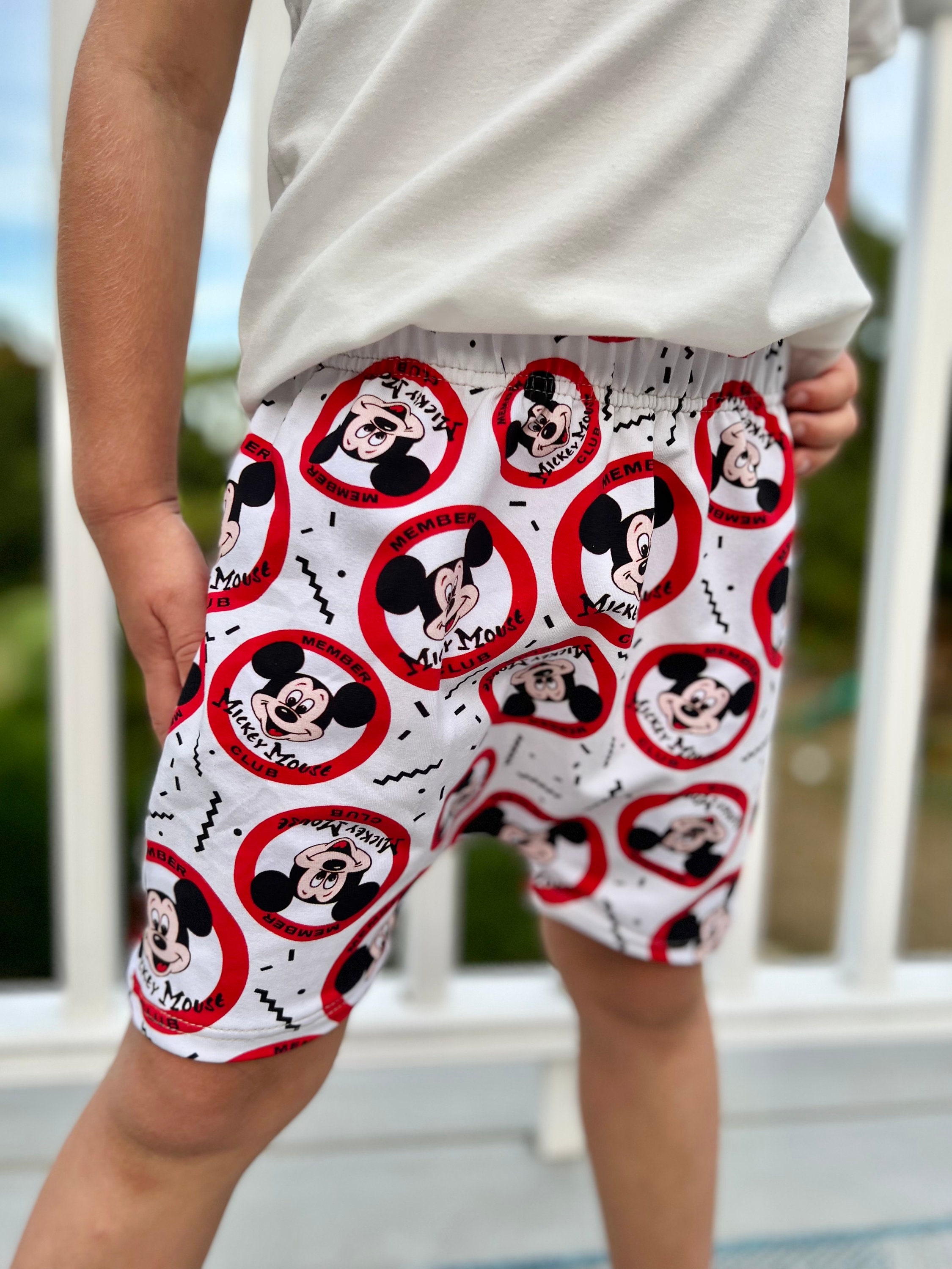 High waisted mickey mouse hotsell shorts