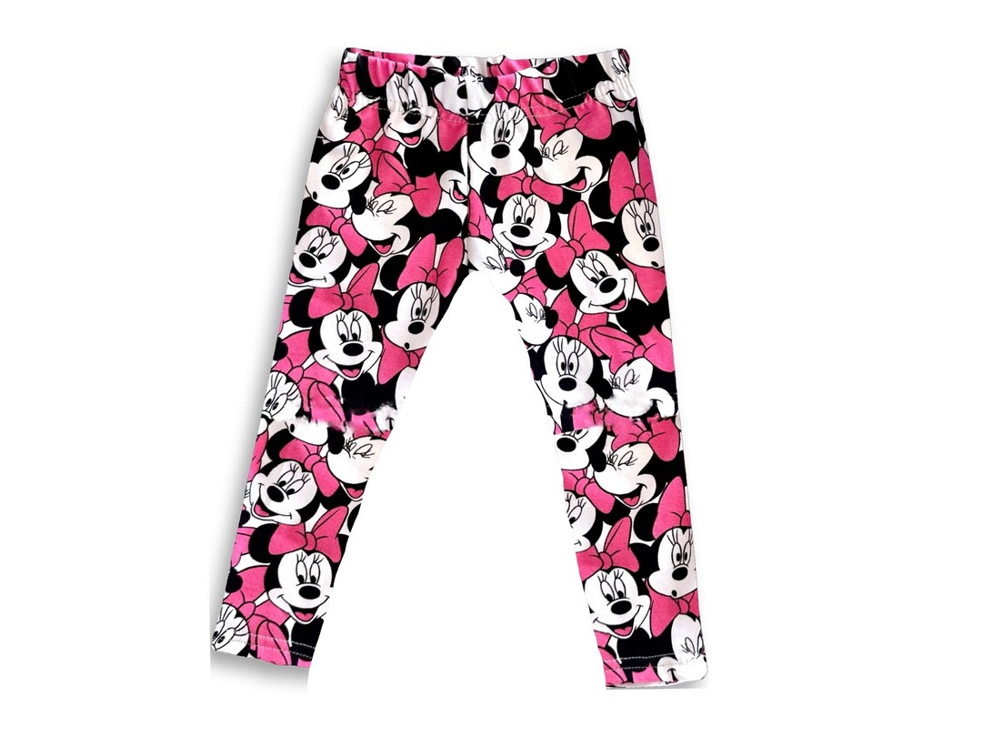 Pink Minnie And Mickey Leggings main image 0