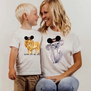 Kids Animal Kingdom Shirt | Born to Be Wild Tee | Disney Safari Outfit for Kids | Toddler & Boys Disney Trip Shirt image 8
