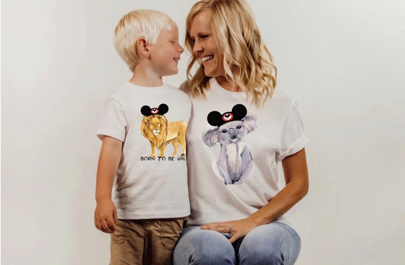 Kids Animal Kingdom Shirt | Born to Be Wild Tee | Disney Safari Outfit for Kids | Toddler & Boys Disney Trip Shirt image 8