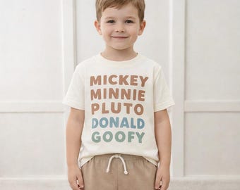 Disney Character Tee, Disney t-shirt, Disney Vacation Tee kids & baby Disney Outfit, Girls Disney Outfit, Kids Mouse t-shirt, Minnie Mouse