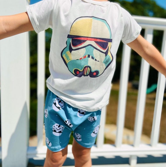 Lånte Sag strømper Kids Storm Trooper T-shirt Set Boys Star Wars T-shirt Kids - Etsy