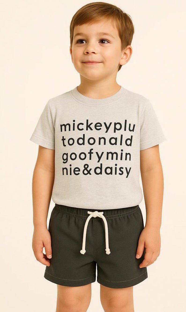 Girls Mouse Friends Tee Shorts Set, Disney Vacation Outfit, toddler baby Disney Outfit, Kids Mouse t-shirt, Girls Disney Set Outfit image 2