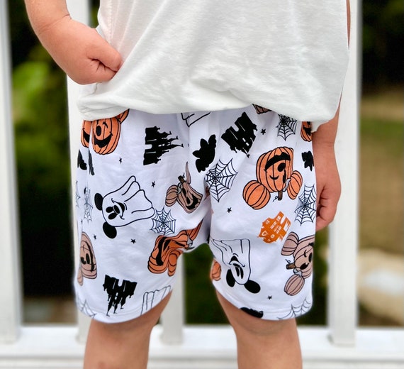 Halloween Mickey Mouse Shorts Disney Halloween Shorts for - Etsy