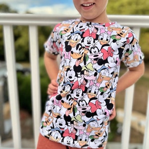 Mickey & Friends T-shirt, Disney World Character Tee, Disney Vacation Tee for Kids, Disney Trip T-shirt, Mickey tee, Disney Character Shirt