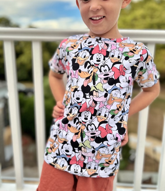 Mickey & Friends T-shirt, Disney World Character Tee, Disney