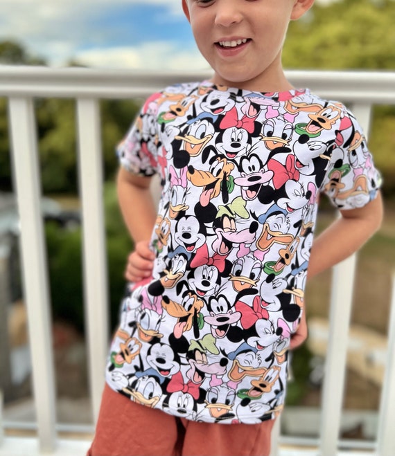 Mickey & Friends T-shirt, Disney World Character Tee, Disney