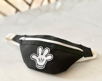 Kids Disney Fanny Pack, Kids Mouse Belt Bag, Disney Belt Bag, Crossbody Disney Bag, Kids Travel Bag, Disney kids Fanny pack