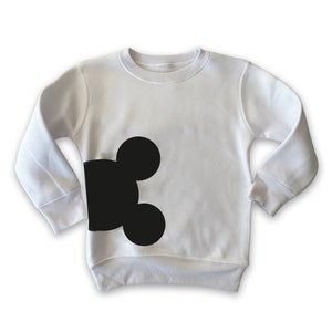 Kids Mickey Sweatshirt, Mickey Pullover, Disney Sweatshirt Baby & Kids, Mickey Pullover, Disney Kids Sweatshirt, Kids Mickey Shirt, Organic image 1