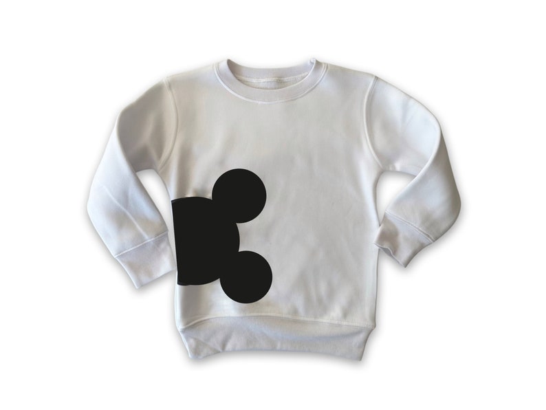 Kids Mickey Sweatshirt, Mickey Pullover, Disney Sweatshirt Baby & Kids, Mickey Pullover, Disney Kids Sweatshirt, Kids Mickey Shirt, Organic image 1