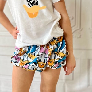 Daisy Duck Kids Ruffle Tee , Disney Set, Disney Vacation Tee for kids, toddler & baby Disney Outfit, Kids Donald Duck Set, Girls Disney Set image 4