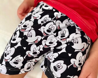 Shorts/shorts Mickey Mouse pour enfants, bébés et tout-petits, enfants, shorts Disney, shorts Mickey, shorts Mickey pour garçons