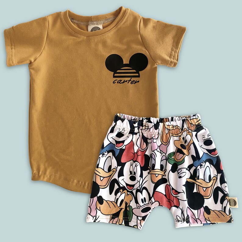 Mickey Mouse Shorts for Kids Baby Toddler Kids Disney Etsy