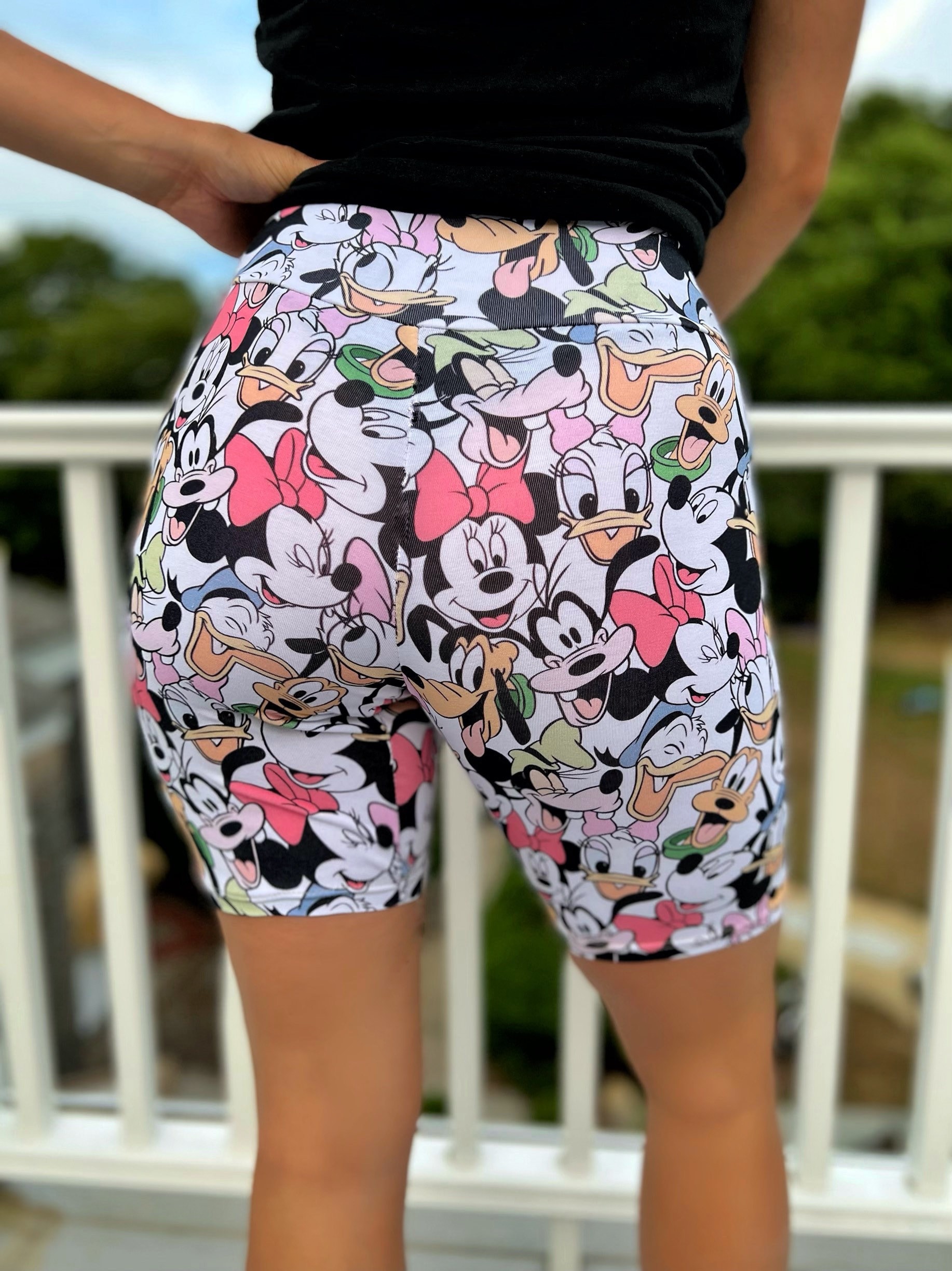 Mickey mouse hotsell biker shorts
