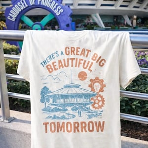 There’s a Great Big Beautiful Tomorrow, Matching Family Disney T Shirt, Family Theme Park Tee , Vintage Carousel of Progress T-Shirt