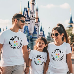 Custom Disney Family Tee, WDW Resort Mouse Tee, Magic Kingdom Family Tees, Custom Adult Disney, Disney Retro Neon Tee, Family Trip Tee