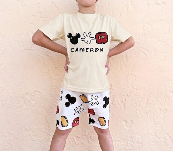 Custom Mouse Magic Shirt , Magic Kingdom Set, Disney Vacation Tee kids & baby Disney Outfit, Kids Mouse t-shirt, Boys Disney Set Outfit
