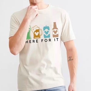 T-shirt boissons famille Disney, t-shirt boissons Disney, t-shirt collations Disney, t-shirt Disney adulte, t Disney adulte, t vacances Disney, t-shirt voyage en famille