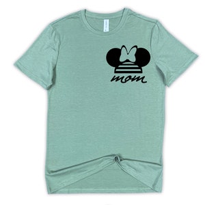 Custom Disney Family Tee, Mom Disney tee, Minnie Tee, Dad Disney Tee, Custom Adult Disney T shirt, Disney Vacation Tee, Family Disney Shirts