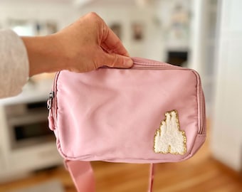 Disney Gürteltasche, Gürteltasche, Crossbody Disney Tasche, Reisetasche, Chenille Aufnäher