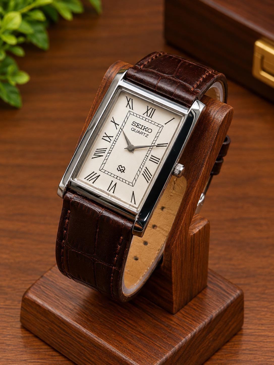 SEIKO セイコークォーツ メンズ腕時計 ヴィンテージ ローマン シンプル 1980 seiko tank - Etsy 日本