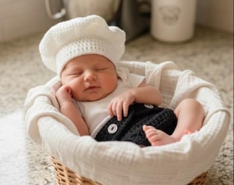 Little chef/baker/cook photo prop set for infants