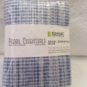 Fat Quarter Bundle Pearl Essentials in Blue by Benartex 6 FQs Pre Cuts 3 available