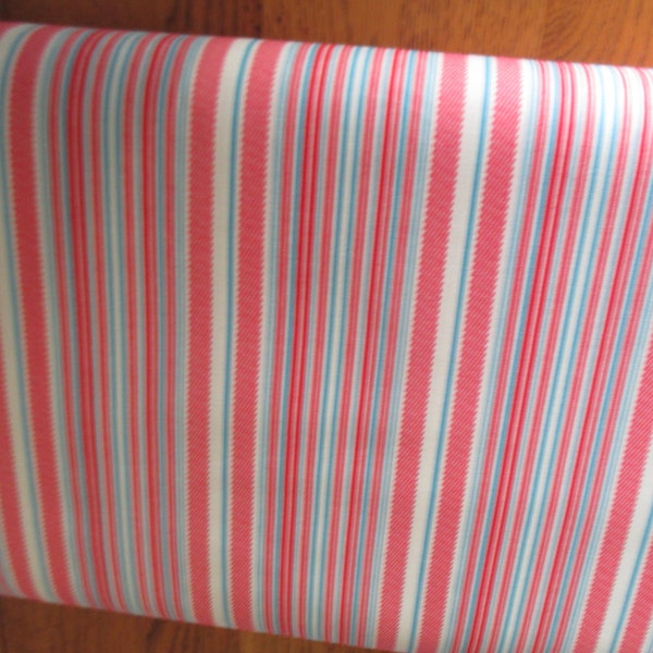 SALE Free Spirit Cotton Fabric Denyse Schmidt  Shelburne Falls  Fine Stripe in Maple half yard