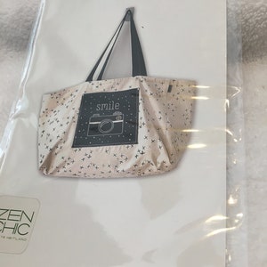 Cotton Canvas Bag with Zipper by MODA