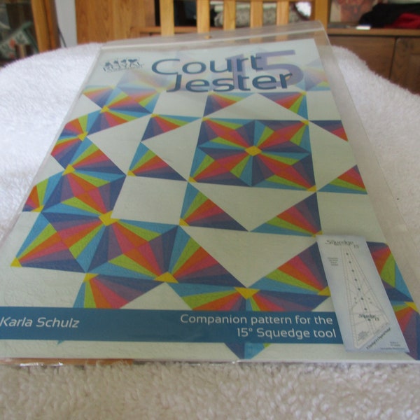 Quilt Pattern Phillips Fiber Art Karla Schulz CourtJester in four sizes