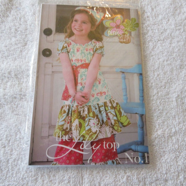 Clothing Pattern  modkid Gretchen euro-style dress with oversized pockets and square neckline by Patty Young sizes 2T-10