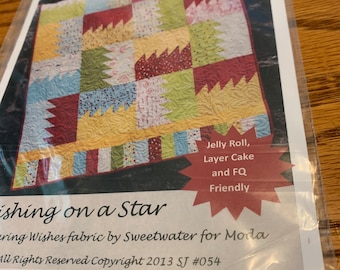 Sweet Jane's Wishing on a Star by Sweetwater for Moda for a 40" x 53" quilt