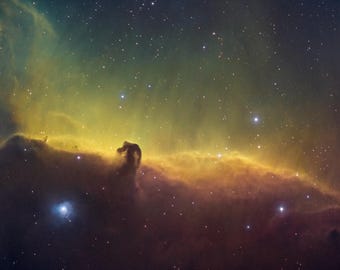 Horsehead Nebula Space Print, Astrophotography Wall Art