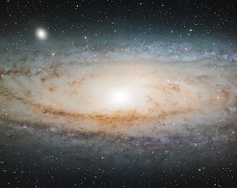 Andromeda Galaxy Space Print, Astrophotography Wall Art