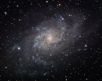 Triangulum Galaxy Space Print, Astrophotography Wall Art