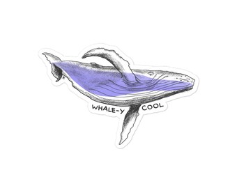 Whale-y Cool Sticker