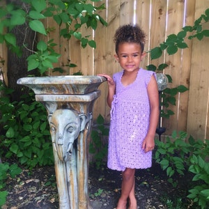 Lavender Wrap Dress/Baby/Toddler