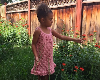 Chantilly Lace Sundress/Baby/Toddler - Soft Peach