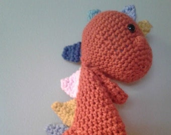 Adorable Soft Dinosauer Cuddler, Lovey, Toddler\ Baby toy