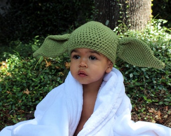 Baby/Toddler Yoda Hat/Photo Prop