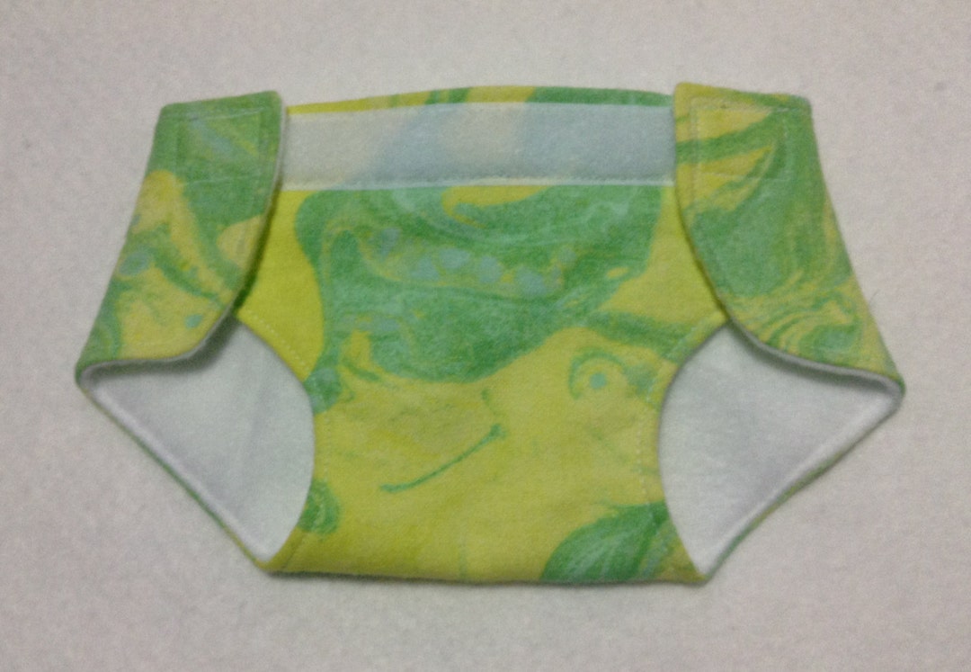 Cloth Doll Diaper/stuffed Animal Cloth Diaper/adjustable Size Etsy