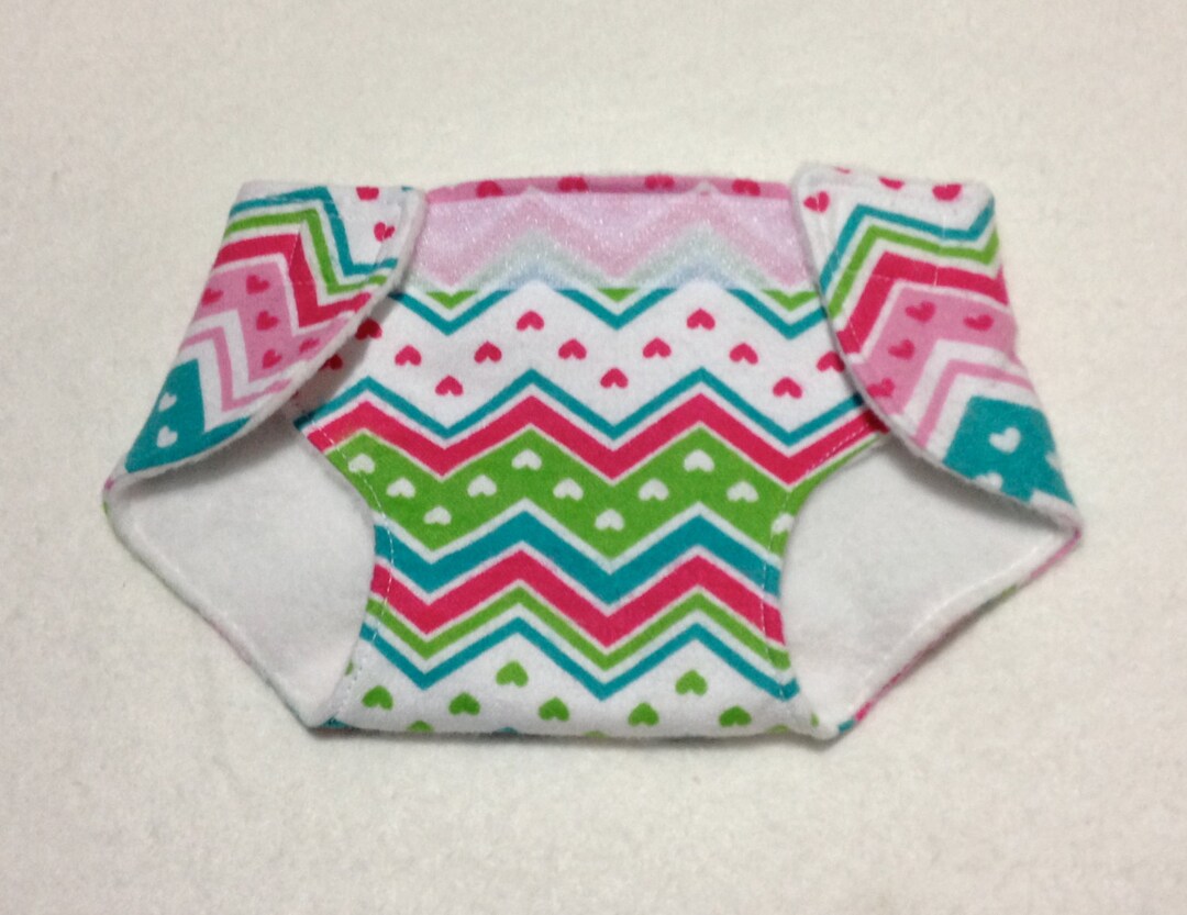 Cloth Doll Diaper/stuffed Animal Cloth Diaper/adjustable Size Etsy