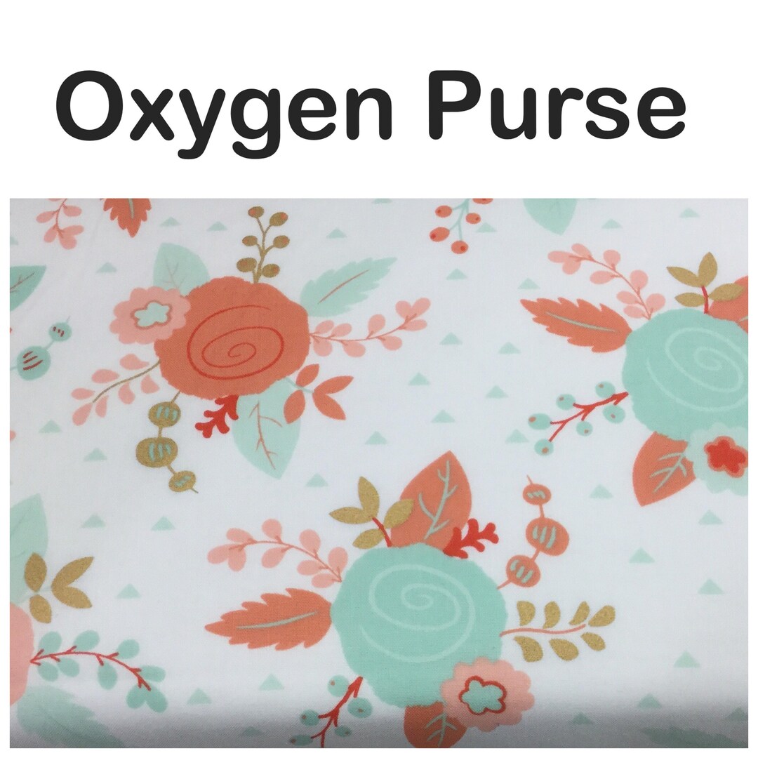 Oxygen Purse, Pockets, Padded Strap, Portable Travel Bag, Tote, Oxygen Tank, Multiple Tank Size