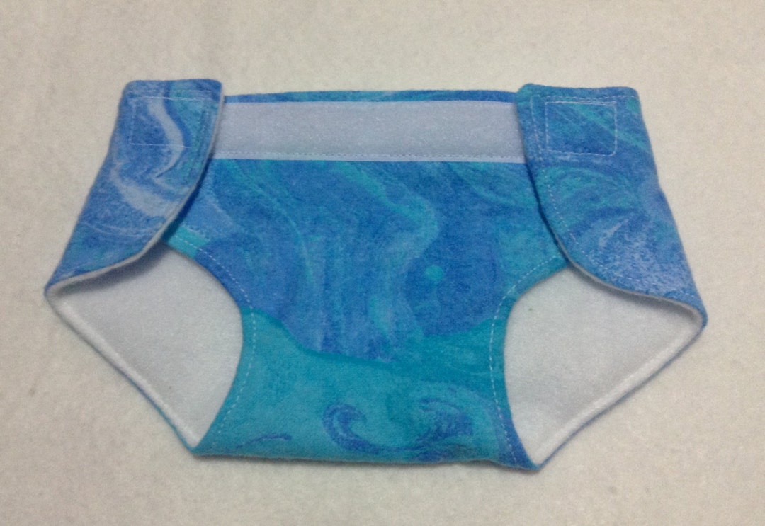 Cloth Doll Diaper/stuffed Animal Cloth Diaper/adjustable Size Etsy