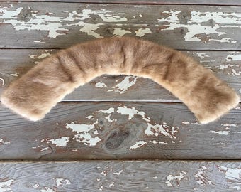 MINK FUR COLLAR-Fur Collar,Vintage Collars,Vintage Fur,Tan Fur Collar,Vintage Accesories,Sweater Collars,Collars,Womens Collars,Coat Collars